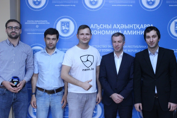 Встреча с руководителем фонда NEM в России Климом Геран. Сухум, 26 июня 2018 г.