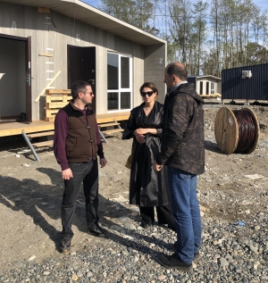 Рабочая поездка на объект в с. Тамыш